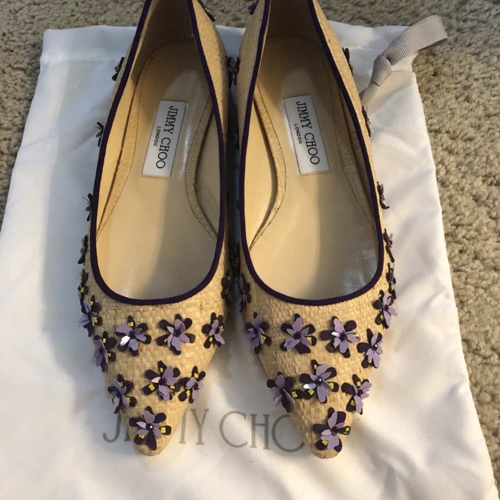 jimmy Choo runway falt shoes
